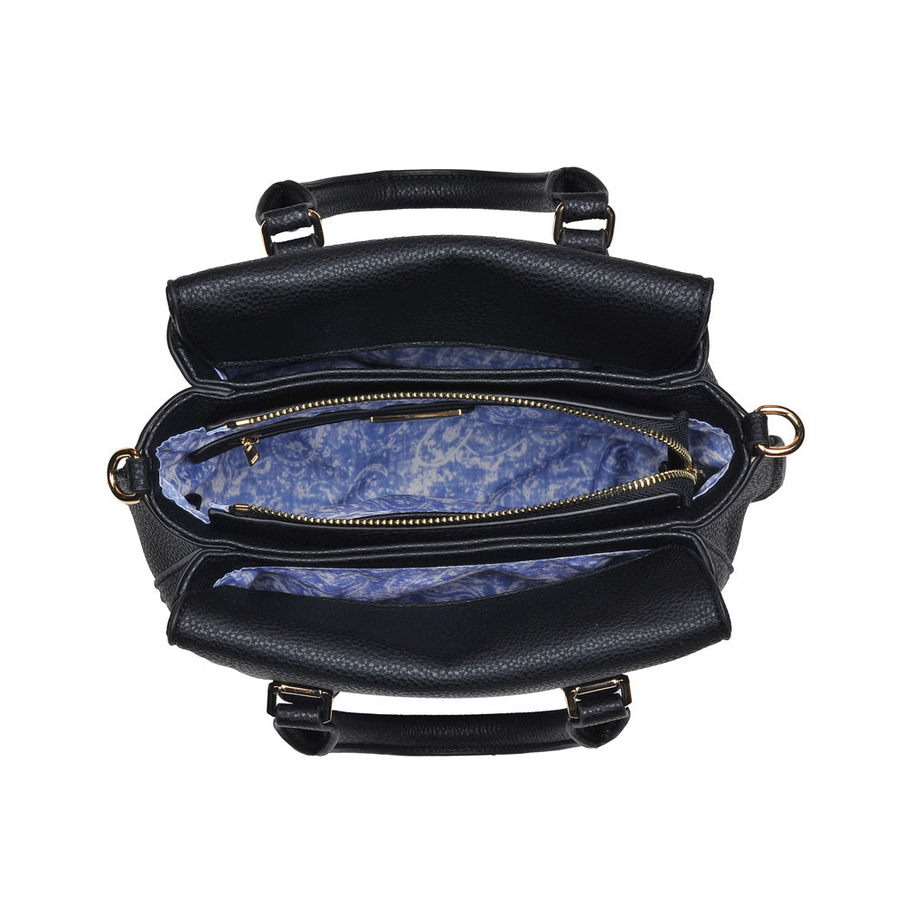 Urban Expressions Emmylou Women : Handbags : Satchel 840611146465 | Black