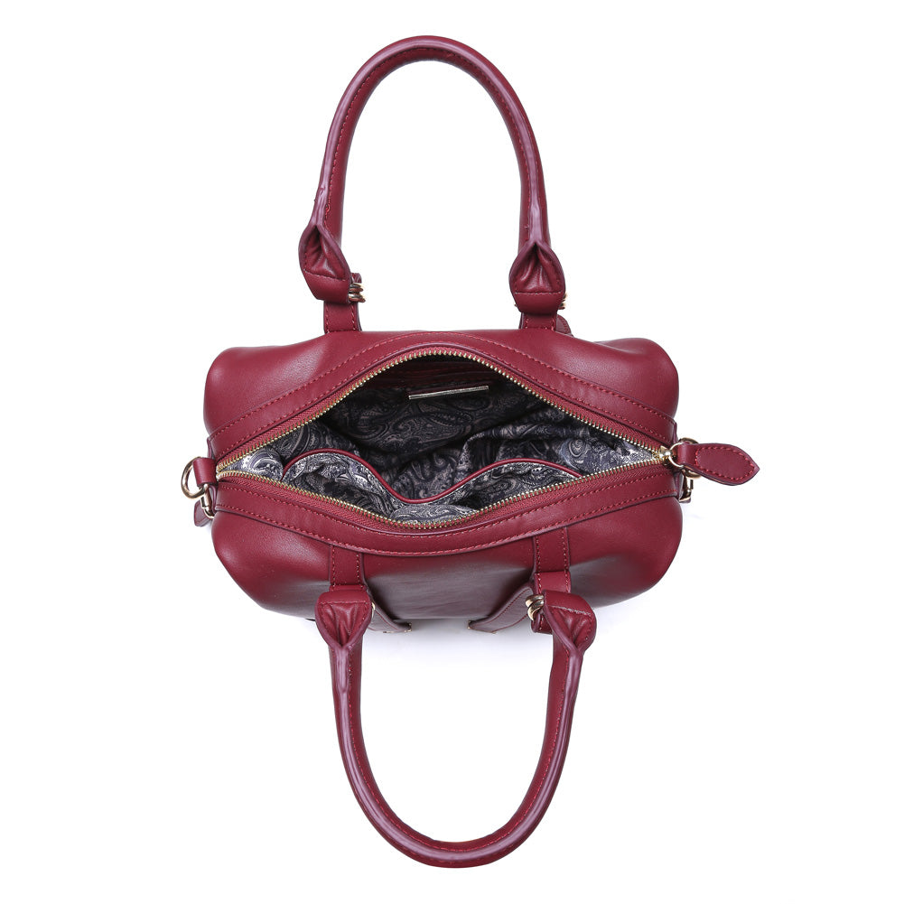 Urban Expressions Genevieve Women : Handbags : Satchel 840611155757 | Burgundy