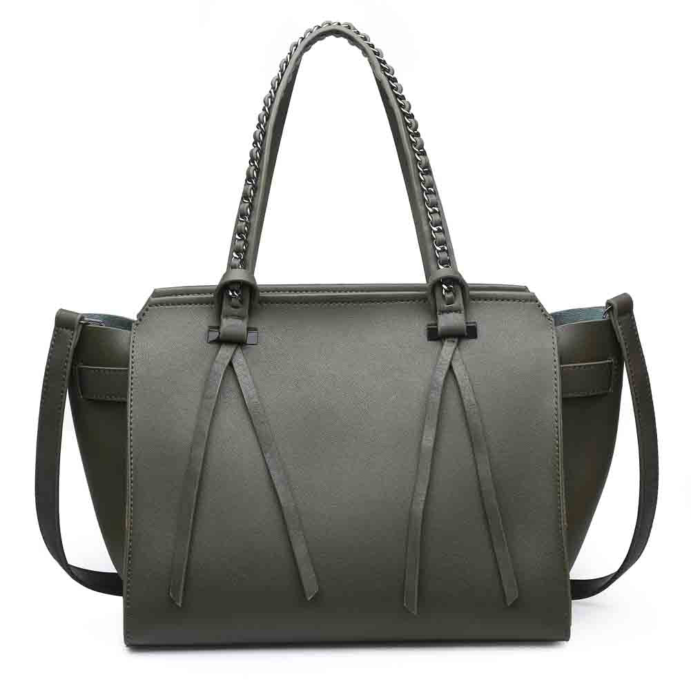 Urban Expressions Daine Women : Handbags : Satchel 840611140012 | Olive