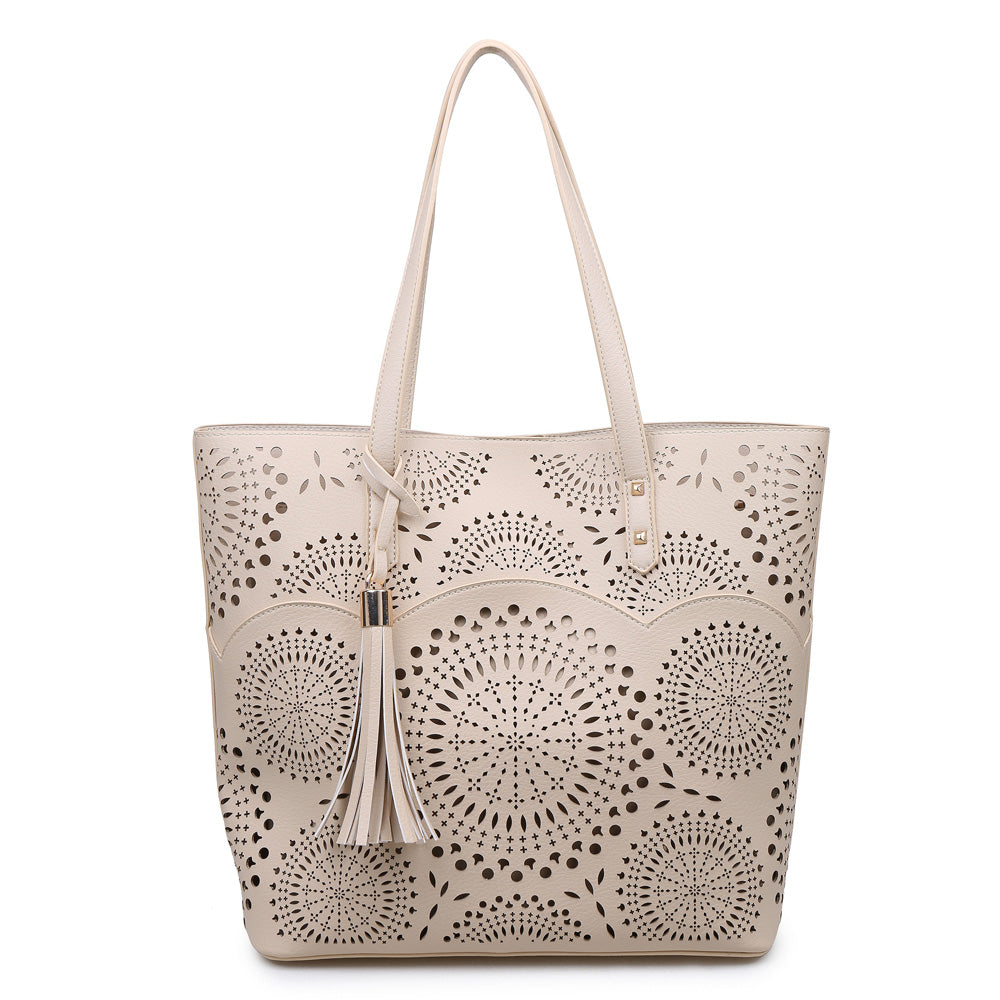 Urban Expressions Aubrey Women : Handbags : Tote 840611140869 | Cream
