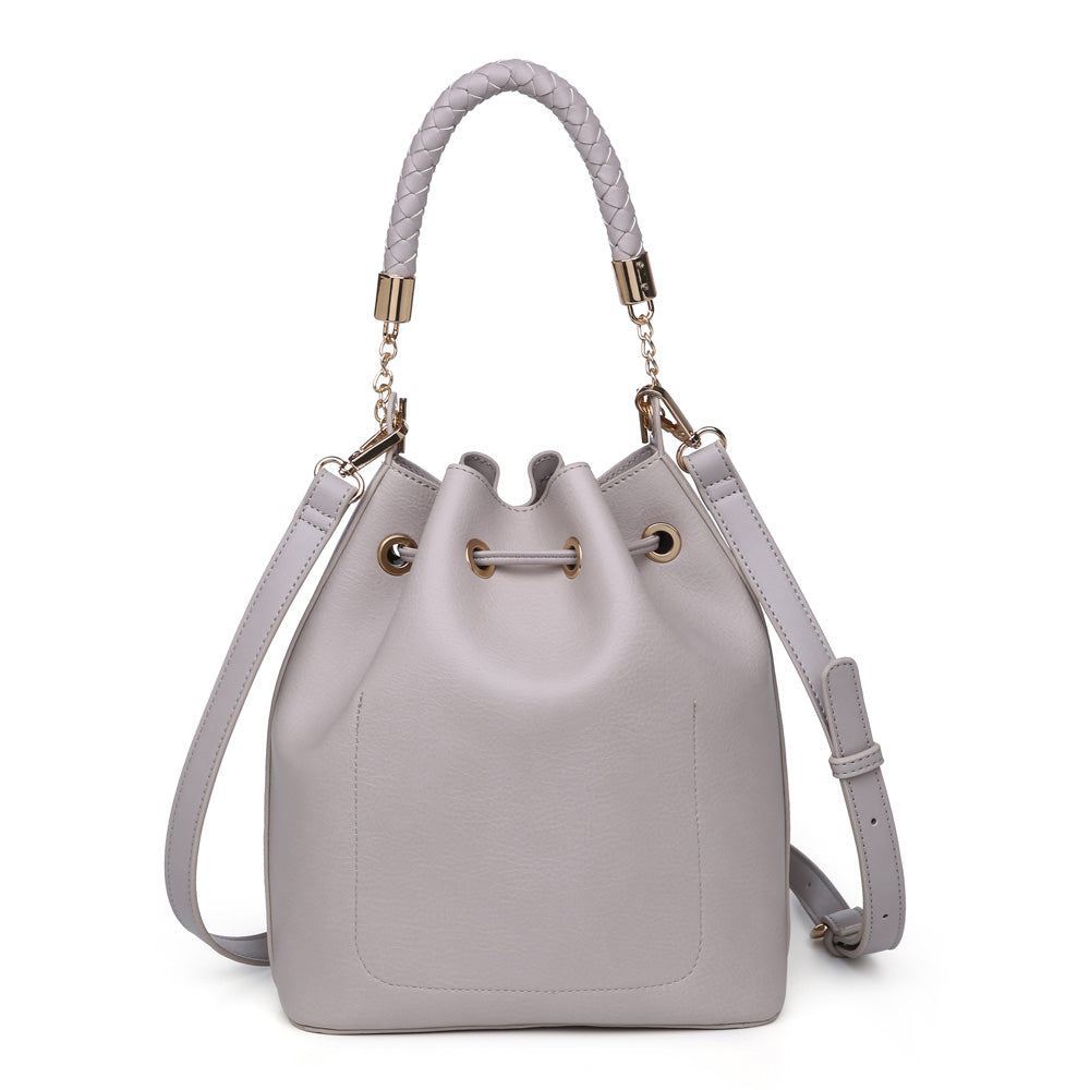 Urban Expressions Dylan Women : Handbags : Bucket 840611161154 | Grey