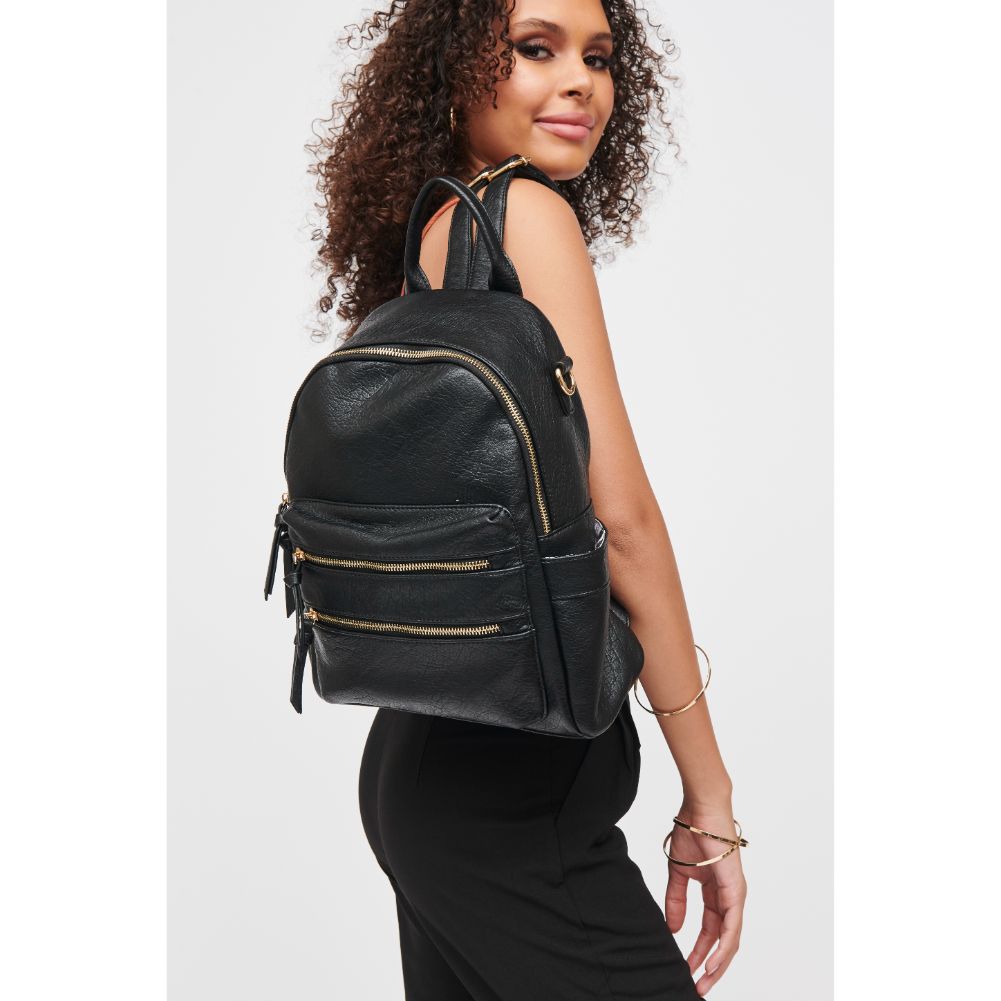 Urban Expressions Reva Women : Backpacks : Backpack 840611185235 | Black