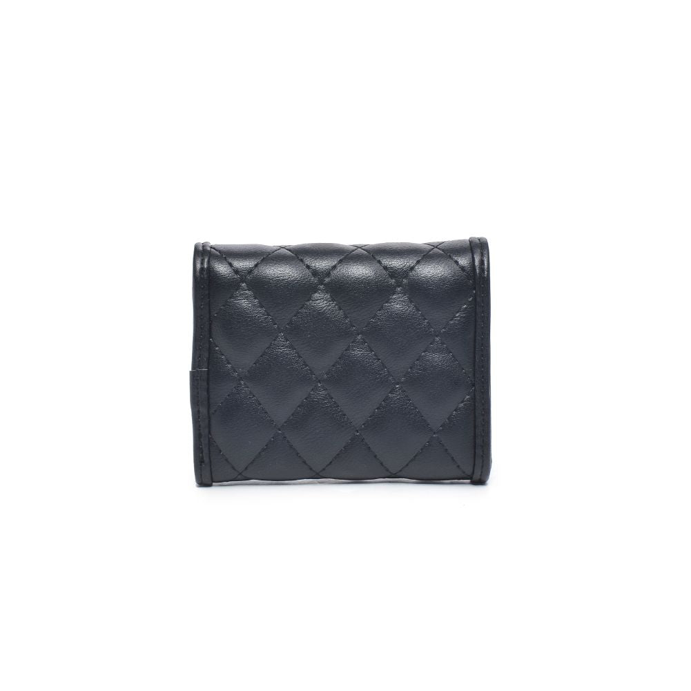 Urban Expressions Shantel - Quilted Wallet 840611104731 View 7 | Black