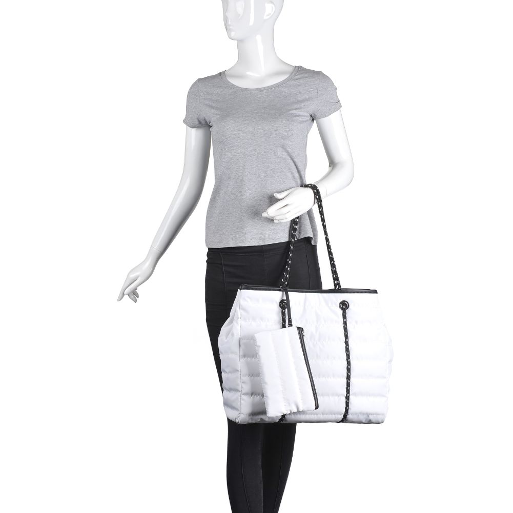 Urban Expressions Mia Women : Handbags : Tote 840611172105 | White
