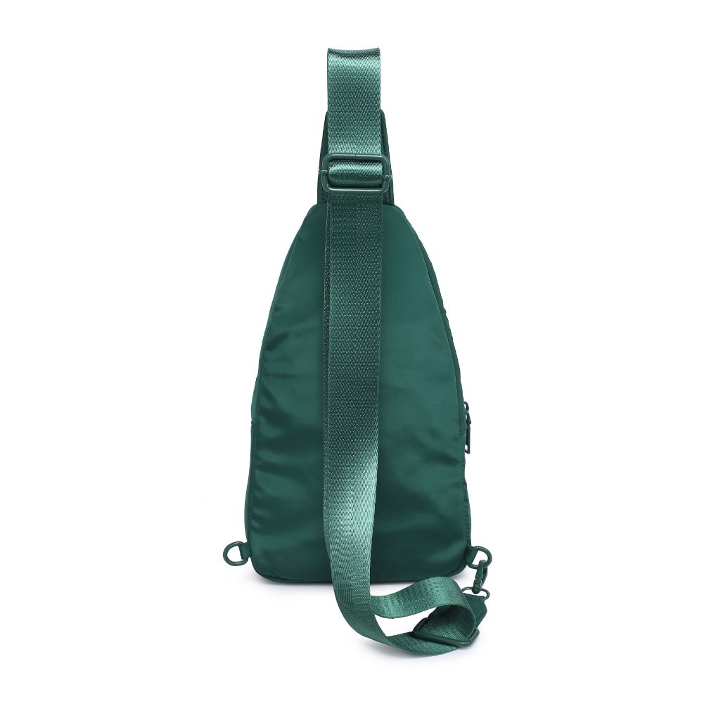 Urban Expressions Walker - Nylon Sling Backpack 840611114372 View 7 | Forest