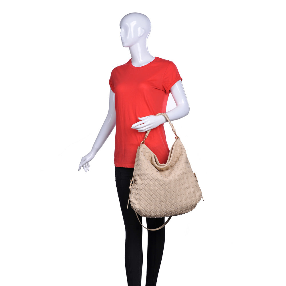 Urban Expressions Quincy Women : Handbags : Hobo 840611158895 | Cream