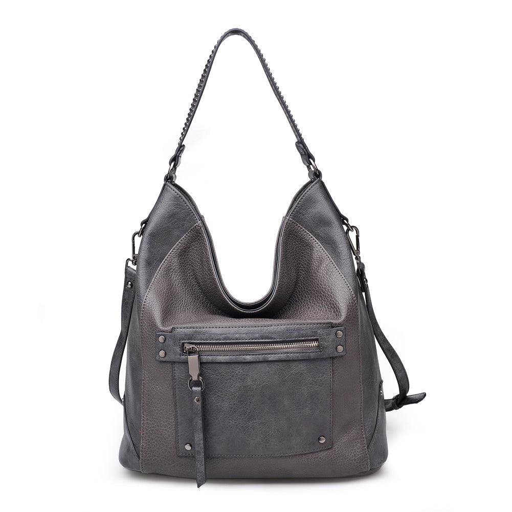 Urban Expressions Cayson Women : Handbags : Hobo 840611156105 | Grey