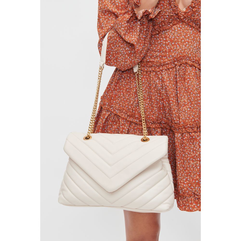 Woman wearing Ivory Urban Expressions Ivy Crossbody 840611185976 View 1 | Ivory