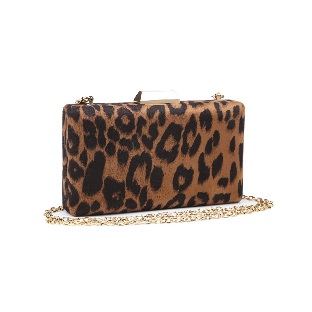 Urban Expressions Flora Leopard Women : Clutches : Evening Bag 840611162250 | Leopard