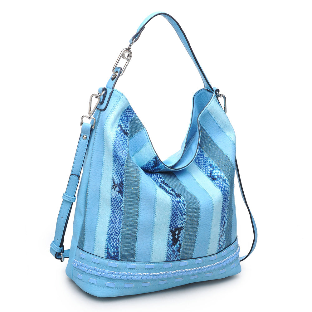 Urban Expressions Charlotte Women : Handbags : Hobo 840611113993 | Blue