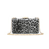 Urban Expressions Flora Leopard Women : Clutches : Evening Bag 840611162267 | Black Leopard