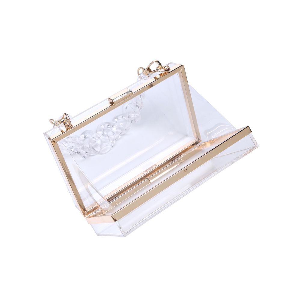 Urban Expressions Lizzo Women : Clutches : Evening Bag 840611168344 | Clear