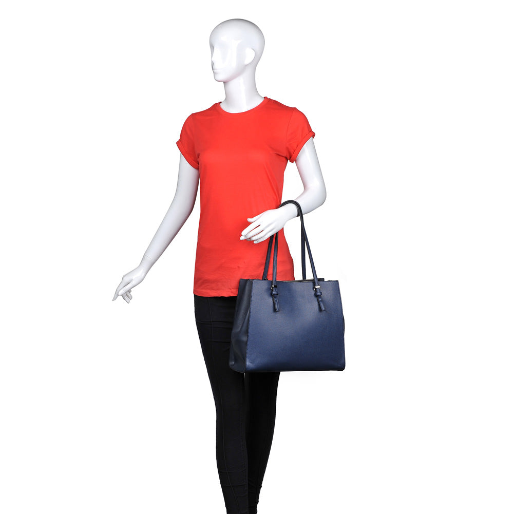Urban Expressions Tia Women : Handbags : Tote 840611150042 | Navy