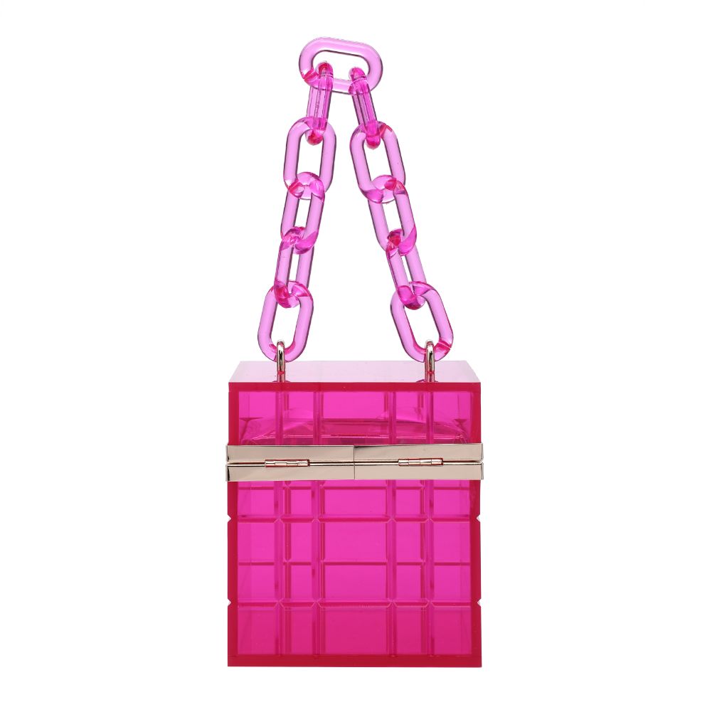 Urban Expressions Kiari Women : Clutches : Evening Bag 840611177384 | Neon Pink