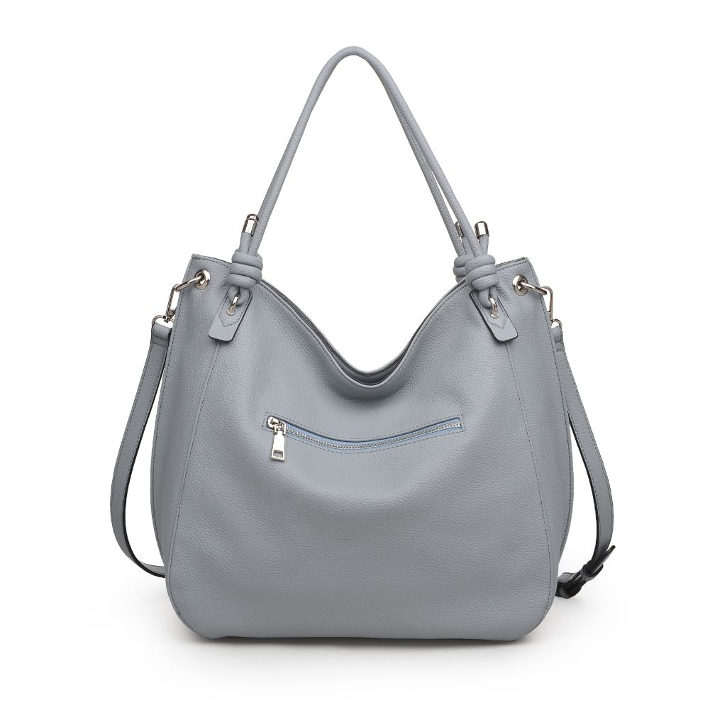 Urban Expressions Devan Women : Handbags : Hobo 840611170354 | Misty Blue