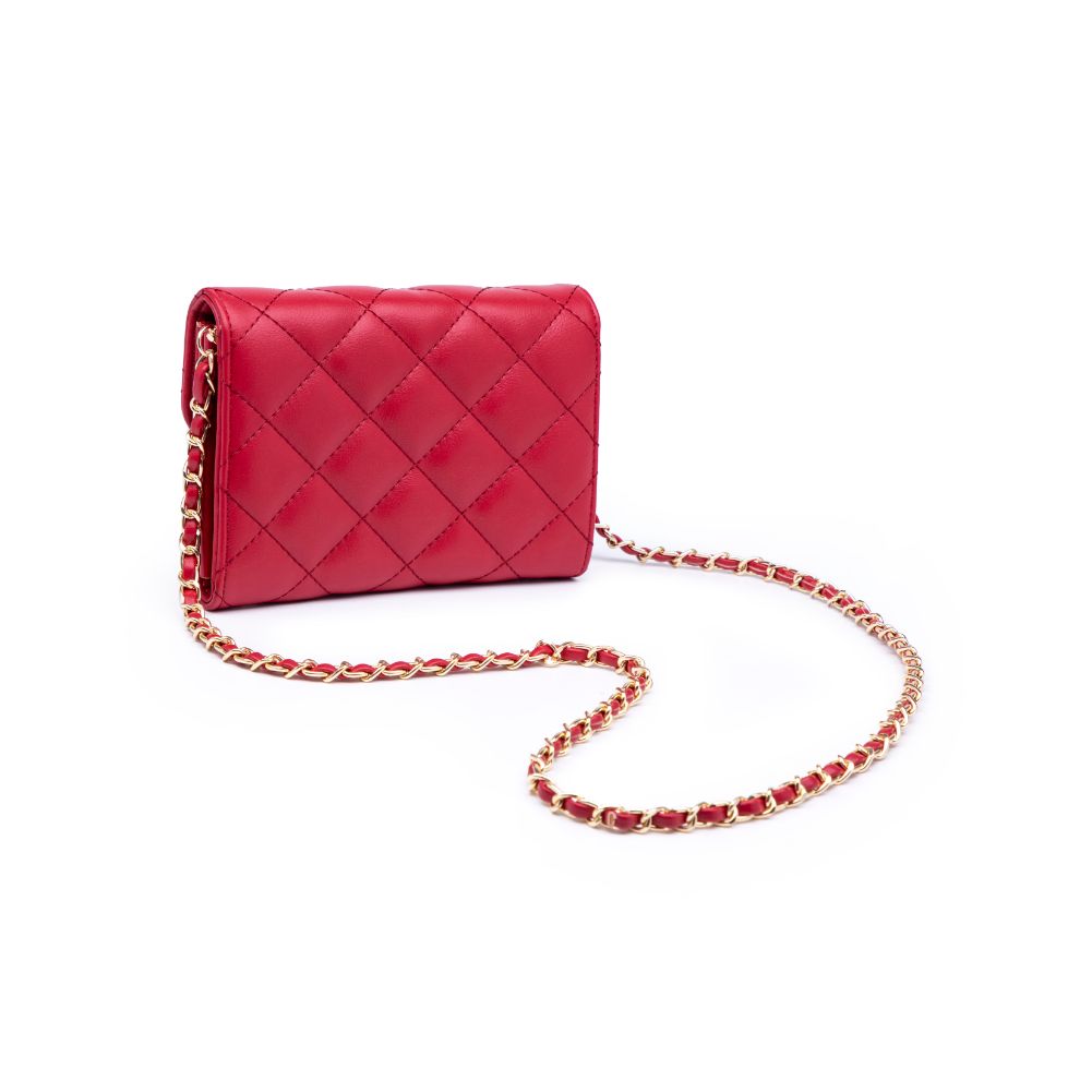 Urban Expressions Wendy - Quilted Crossbody 840611176912 View 7 | Red