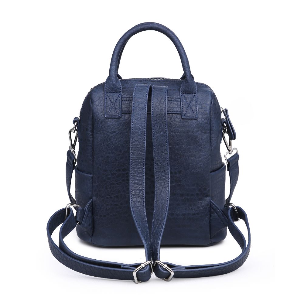 Urban Expressions Andre Textured Women : Backpacks : Backpack 840611164445 | Navy
