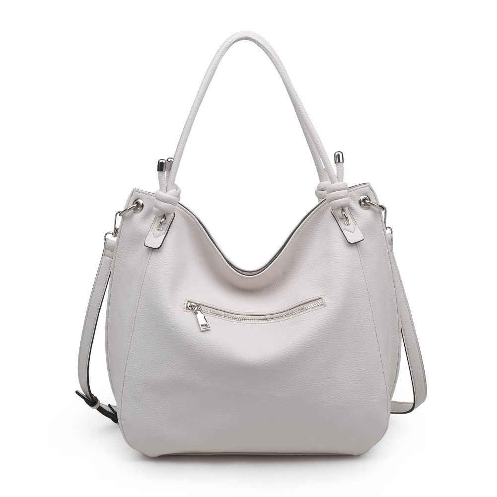 Urban Expressions Devan Women : Handbags : Hobo 840611170347 | Cream