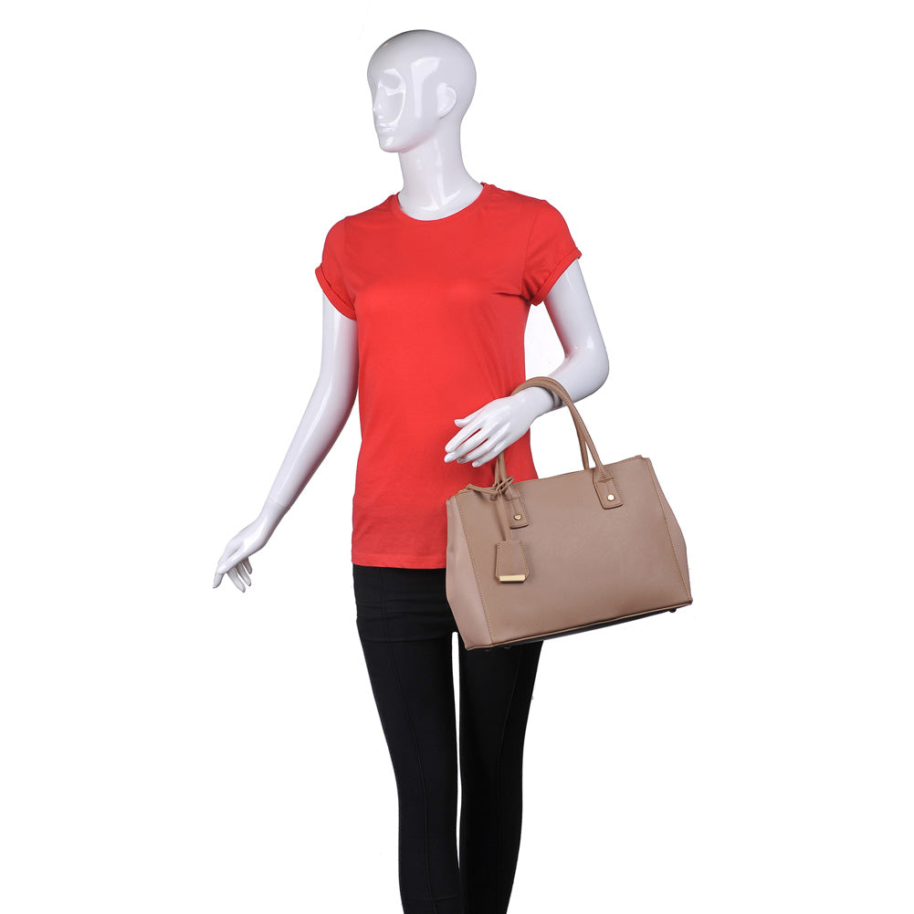 Urban Expressions Melina Women : Handbags : Satchel 840611152862 | Natural