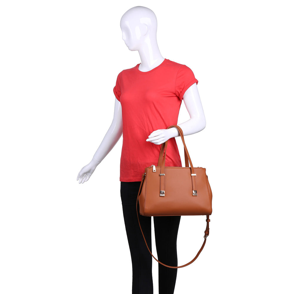 Urban Expressions Jameson Women : Handbags : Satchel 840611161284 | Tan