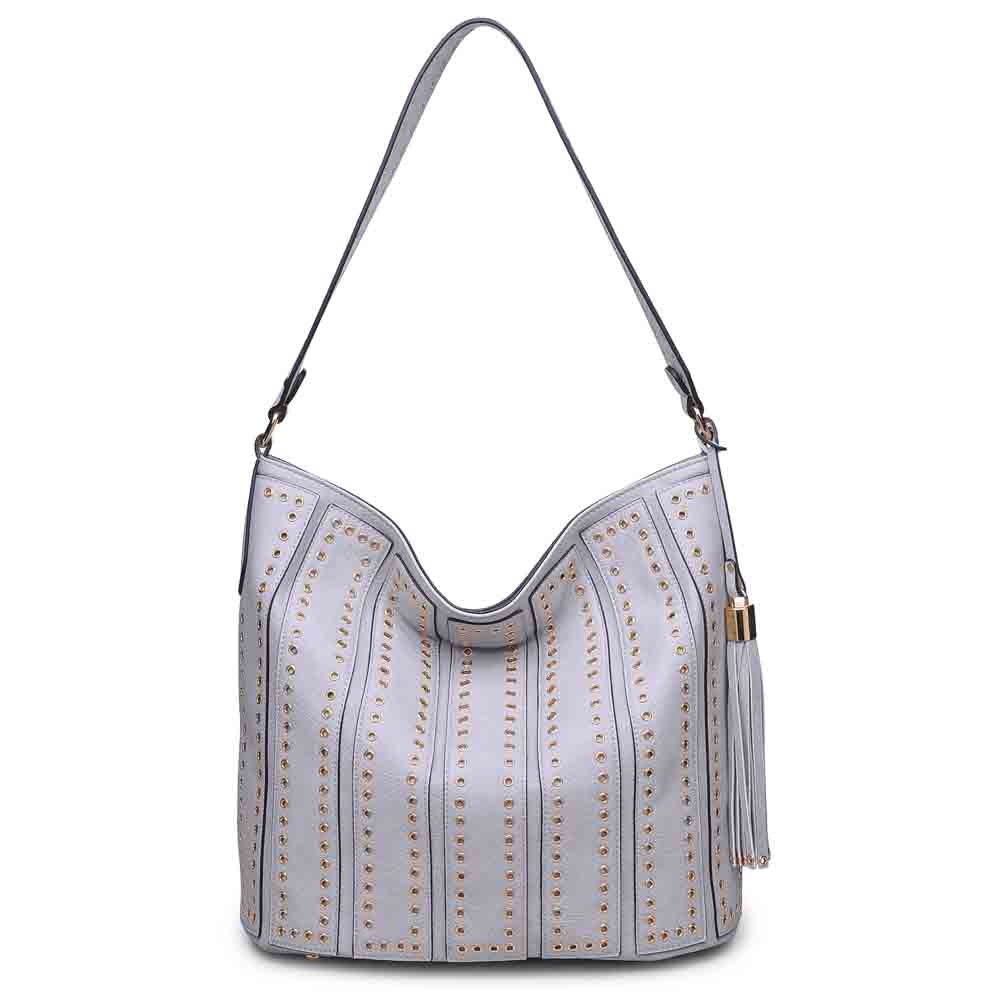 Urban Expressions Nicola Women : Handbags : Hobo 840611126399 | Grey