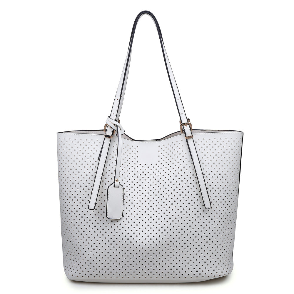 Urban Expressions Payson Women : Handbags : Tote 840611141040 | White