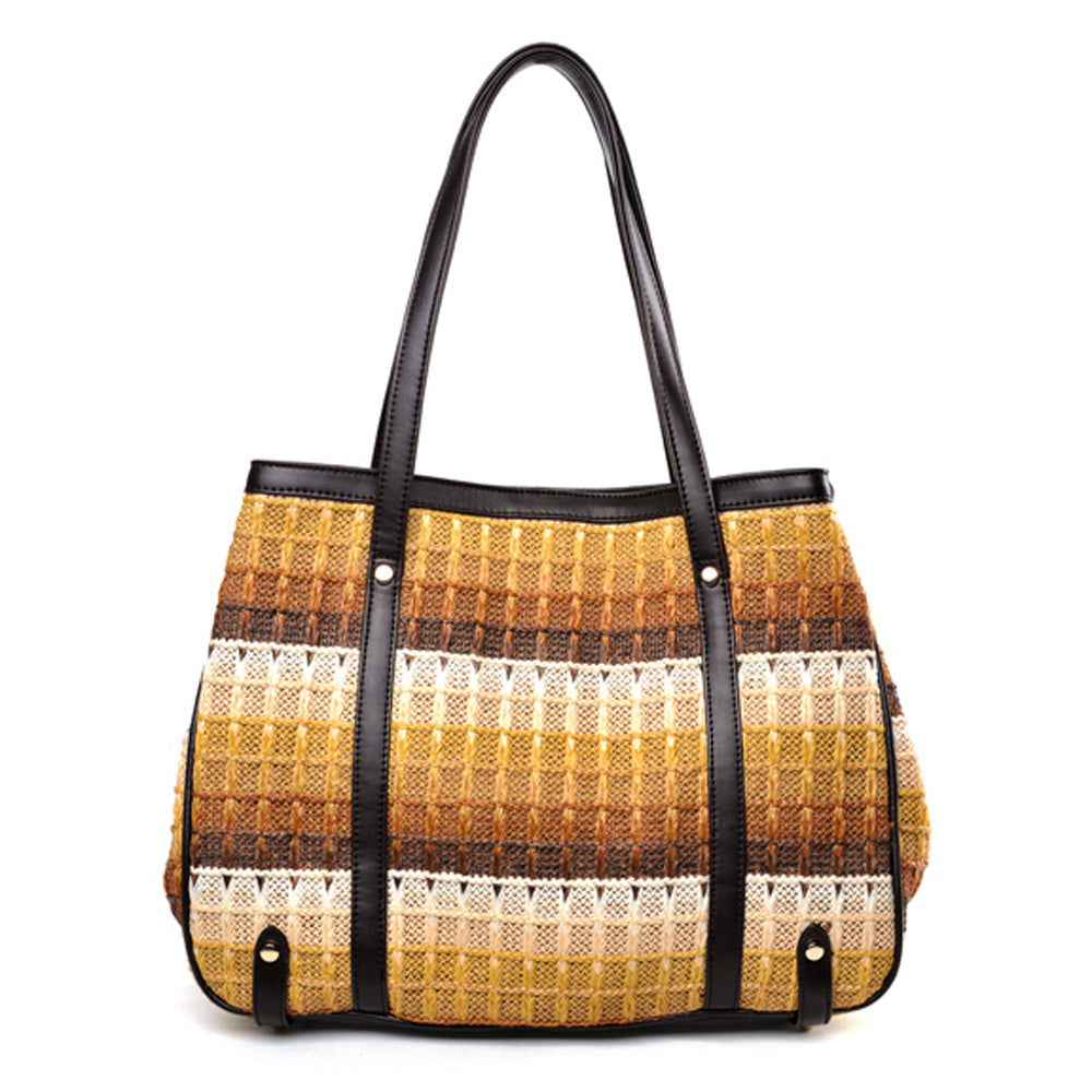 Urban Expressions Journey Women : Handbags : Tote 840611111203 | Beige Multi