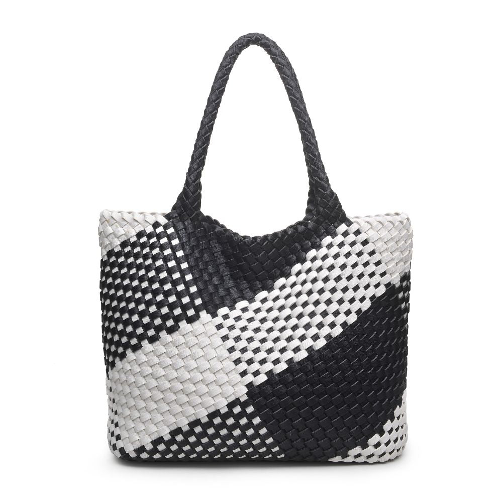 Urban Expressions Cebu Women : Handbags : Tote 840611169587 | Black White