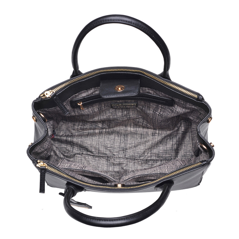 Urban Expressions Melina Women : Handbags : Satchel 840611152855 | Black