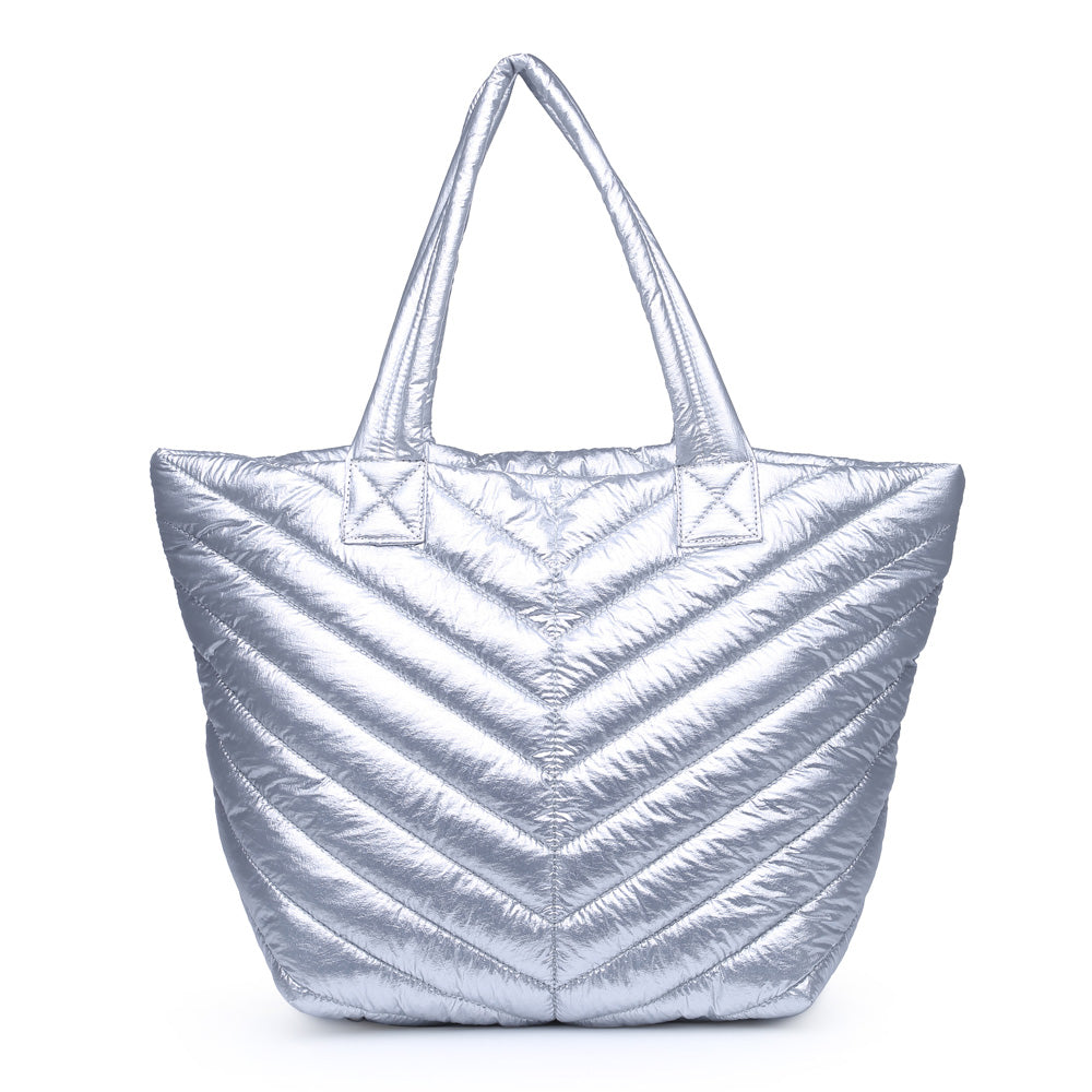 Urban Expressions Kickoff Women : Handbags : Tote 840611162397 | Silver