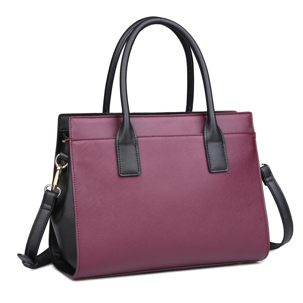 Urban Expressions Delancey Women : Handbags : Satchel 840611153593 | Burgundy