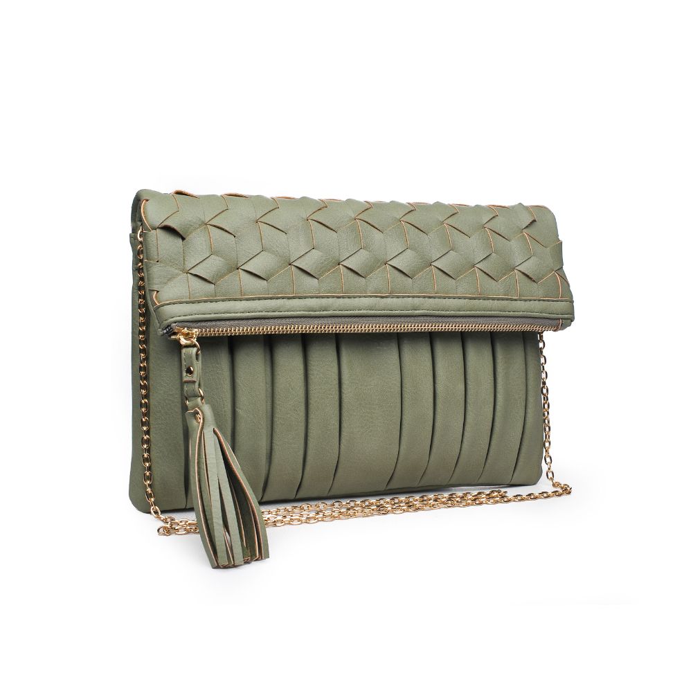 Urban Expressions Courtney Women : Clutches : Clutch 840611168467 | Light Olive