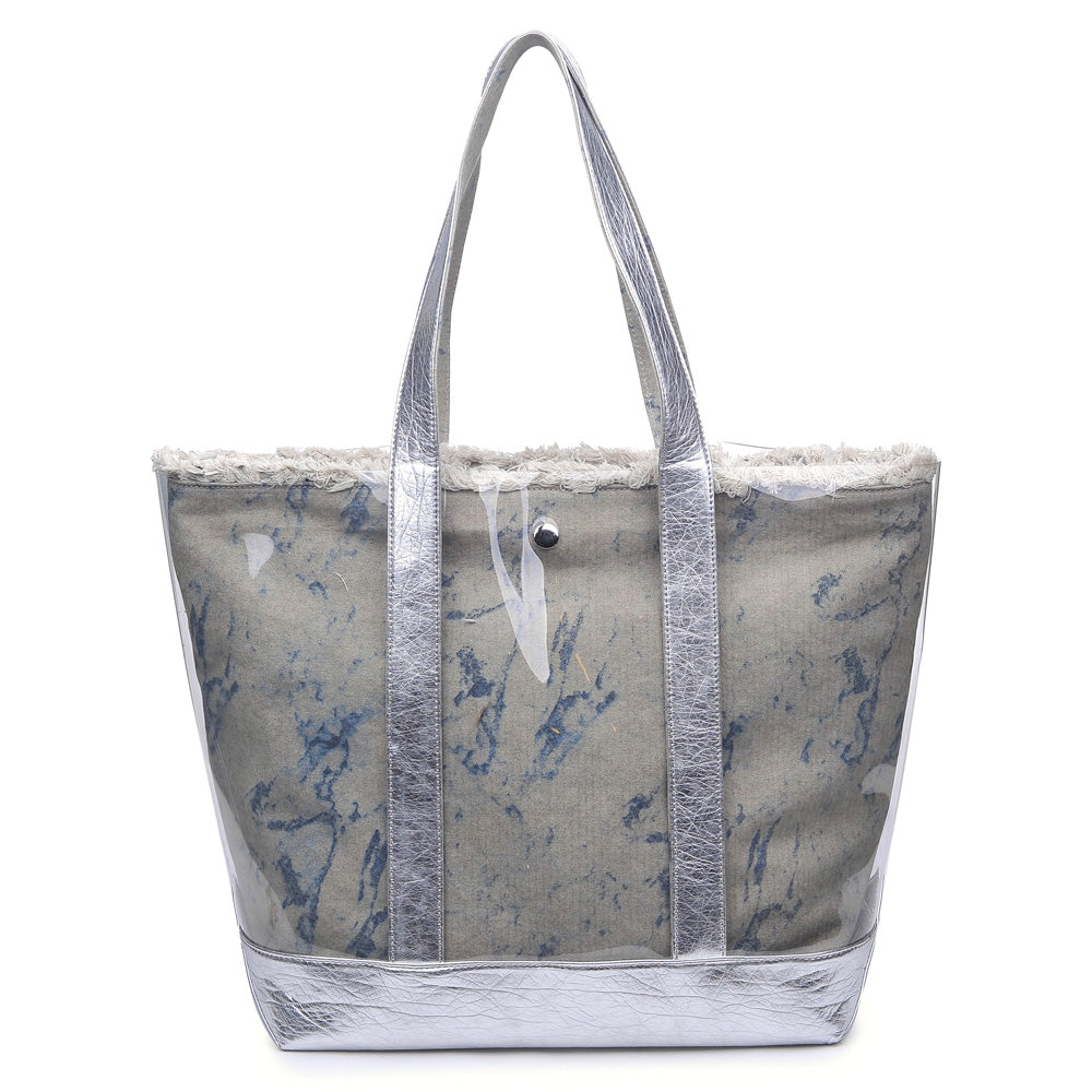 Urban Expressions Kitts Women : Handbags : Tote 840611140814 | Silver