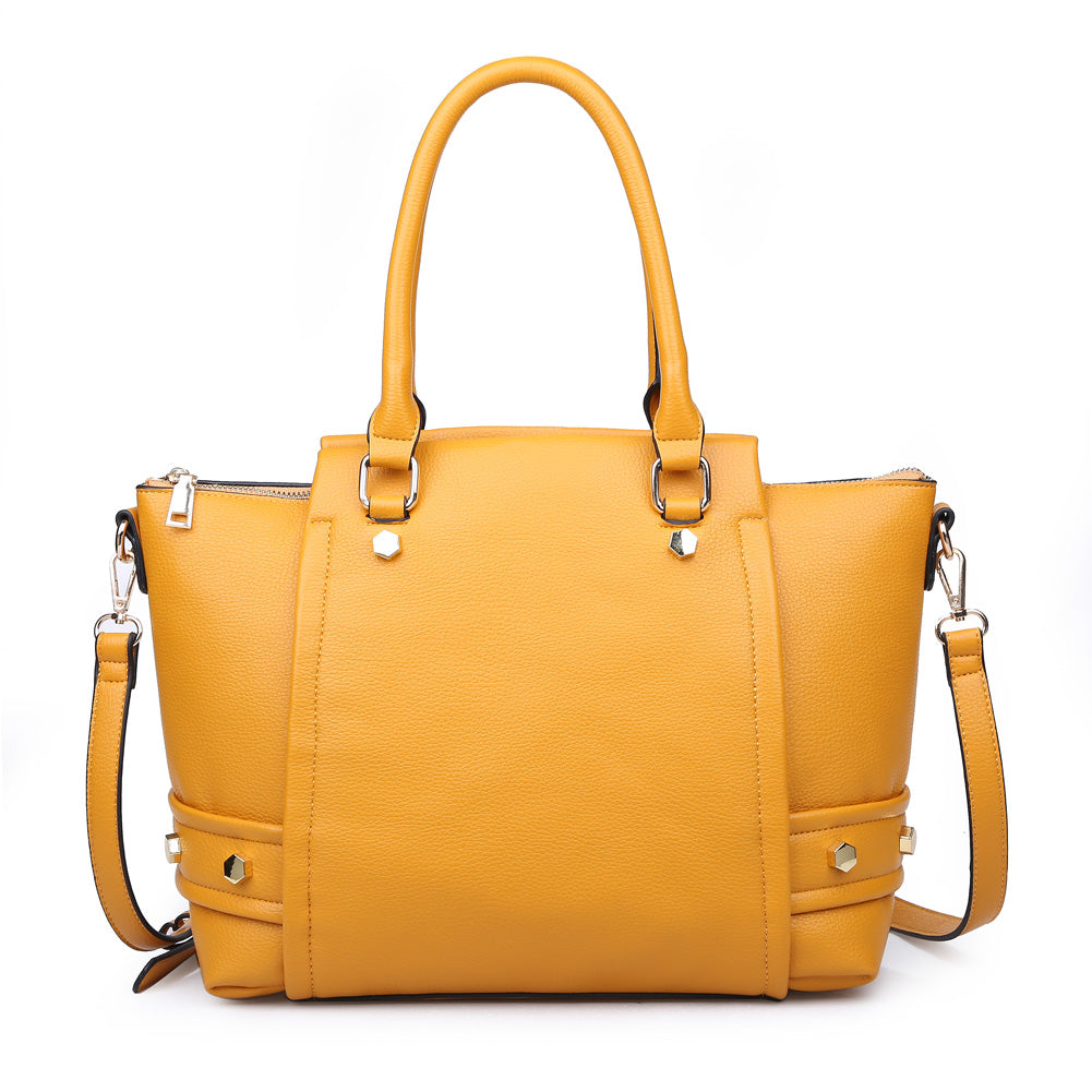 Urban Expressions Frankie Women : Handbags : Satchel 840611149558 | Mustard