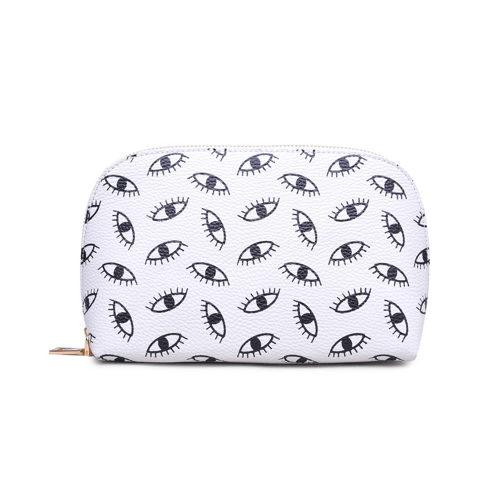 Urban Expressions Wink Women : Cosmetic : Make Up Bag 840611130983 | White