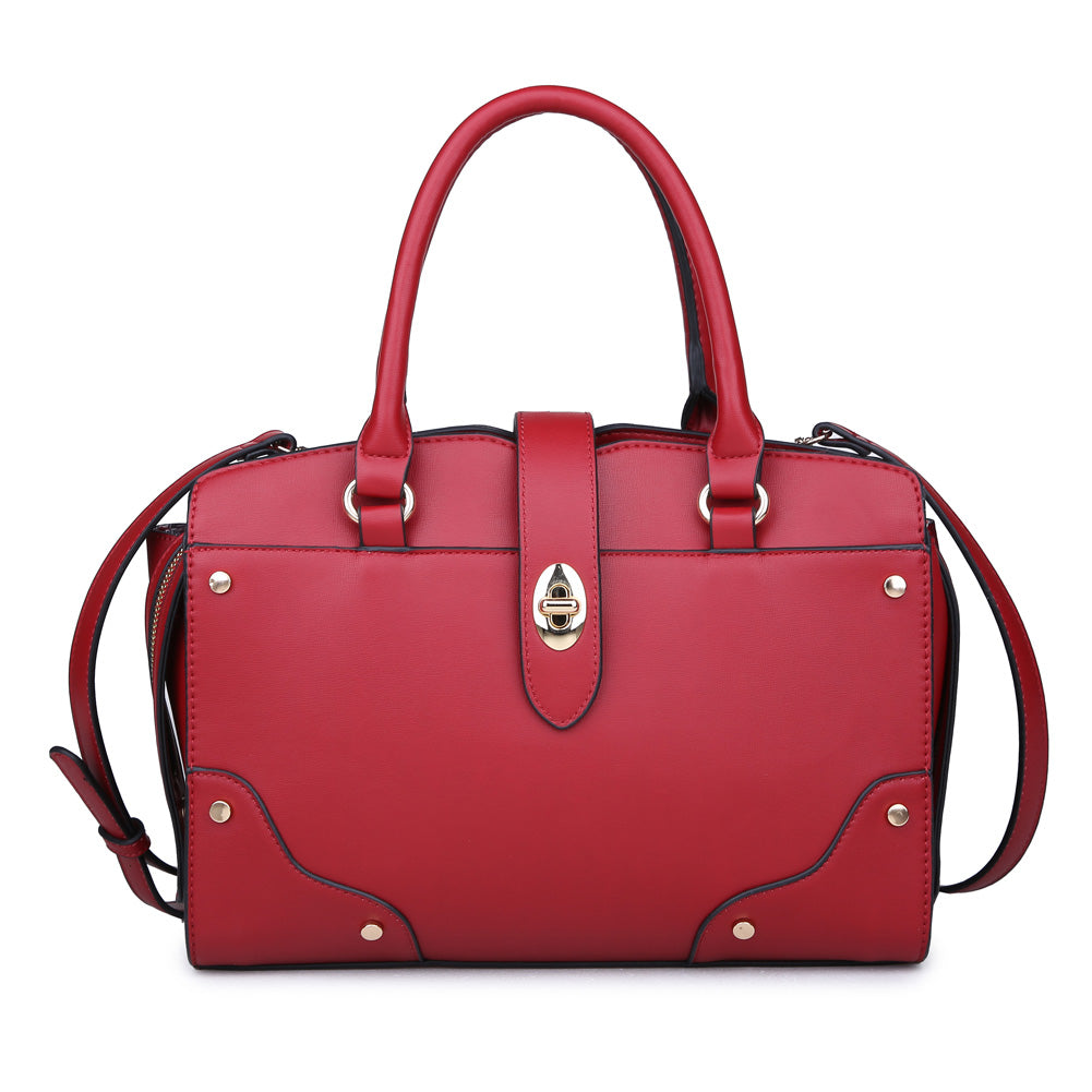 Urban Expressions Cleo Women : Handbags : Satchel 840611149459 | Red