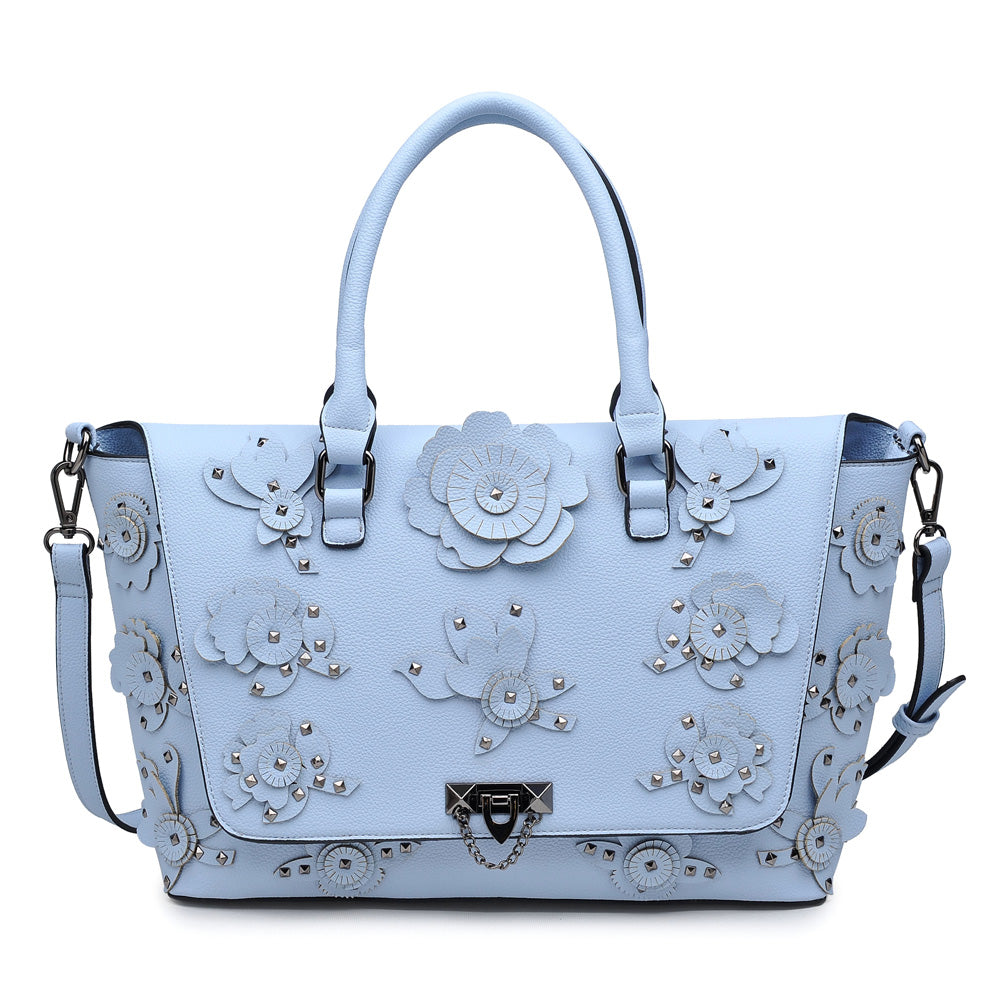 Urban Expressions Paris Women : Handbags : Satchel 840611146960 | Sky Blue