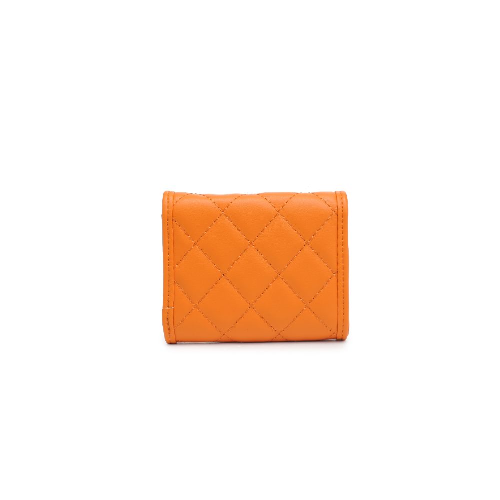 Urban Expressions Shantel - Quilted Wallet 840611118981 View 7 | Tangerine