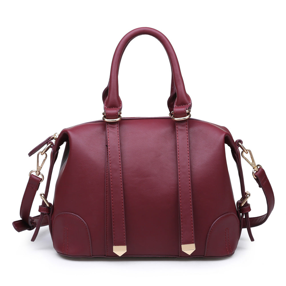 Urban Expressions Genevieve Women : Handbags : Satchel 840611155757 | Burgundy
