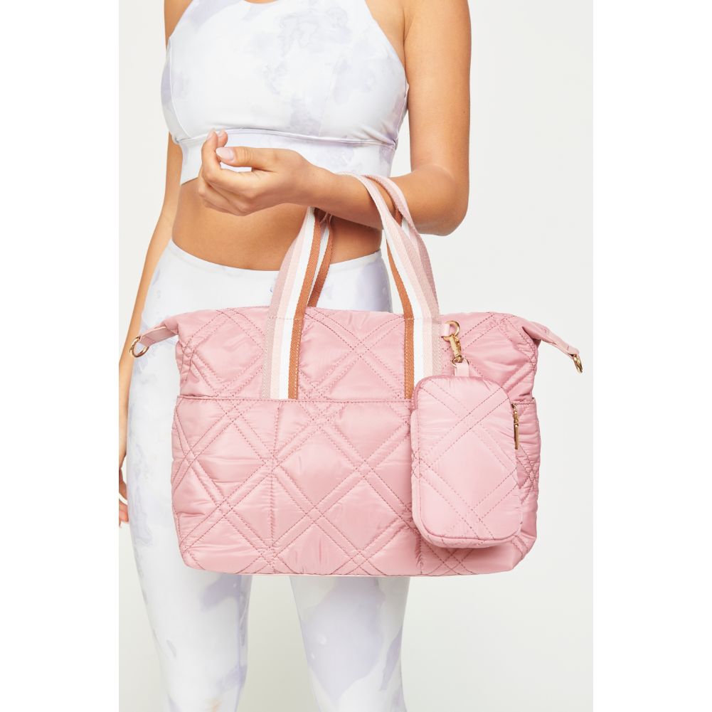 Urban Expressions Thea Women : Handbags : Tote 840611180629 | Pink