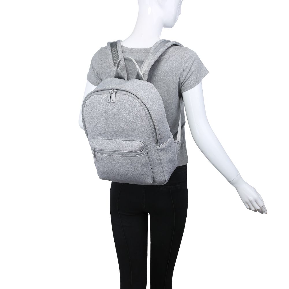 Urban Expressions Declan Women : Backpacks : Backpack 840611183002 | Heather Grey
