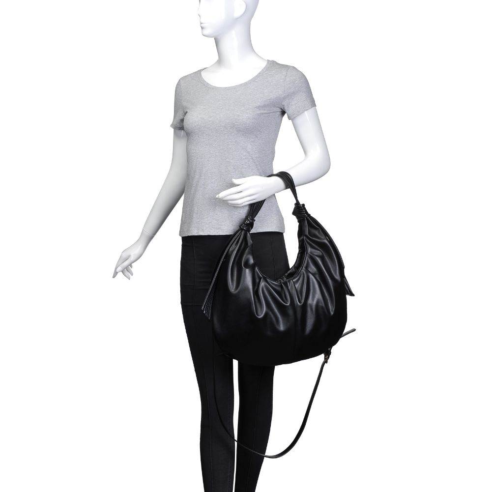 Urban Expressions Marcy Women : Handbags : Hobo 840611174659 | Black