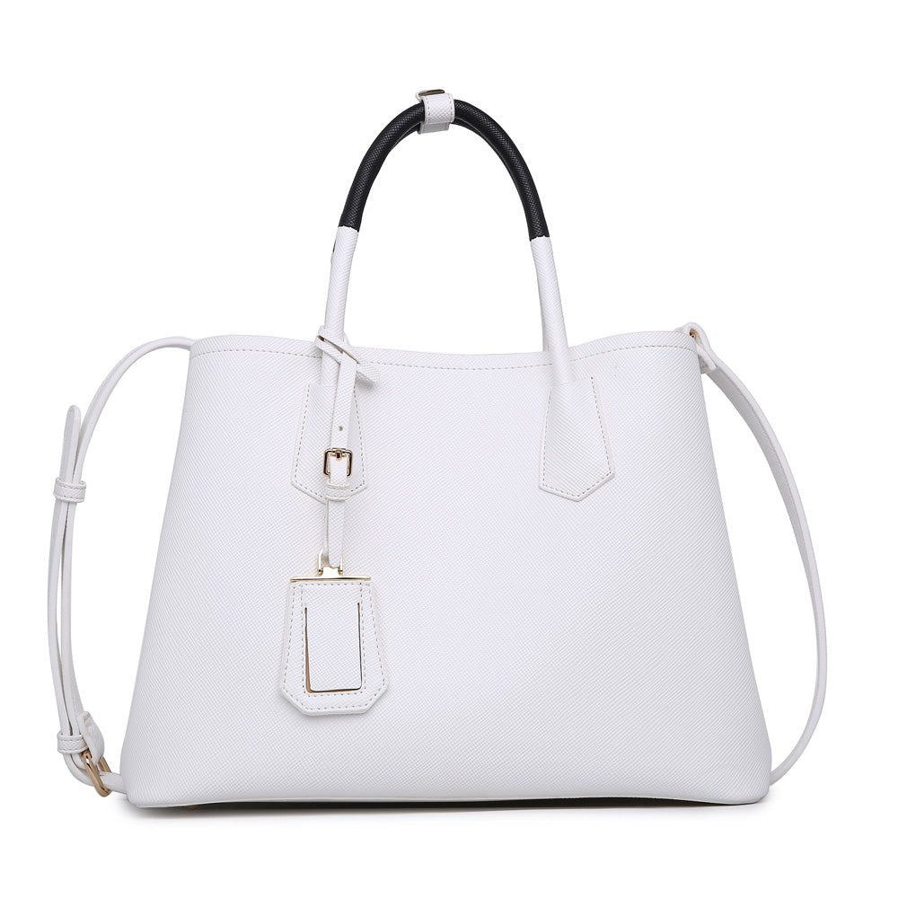 Urban Expressions Collette Women : Handbags : Satchel 840611160515 | White
