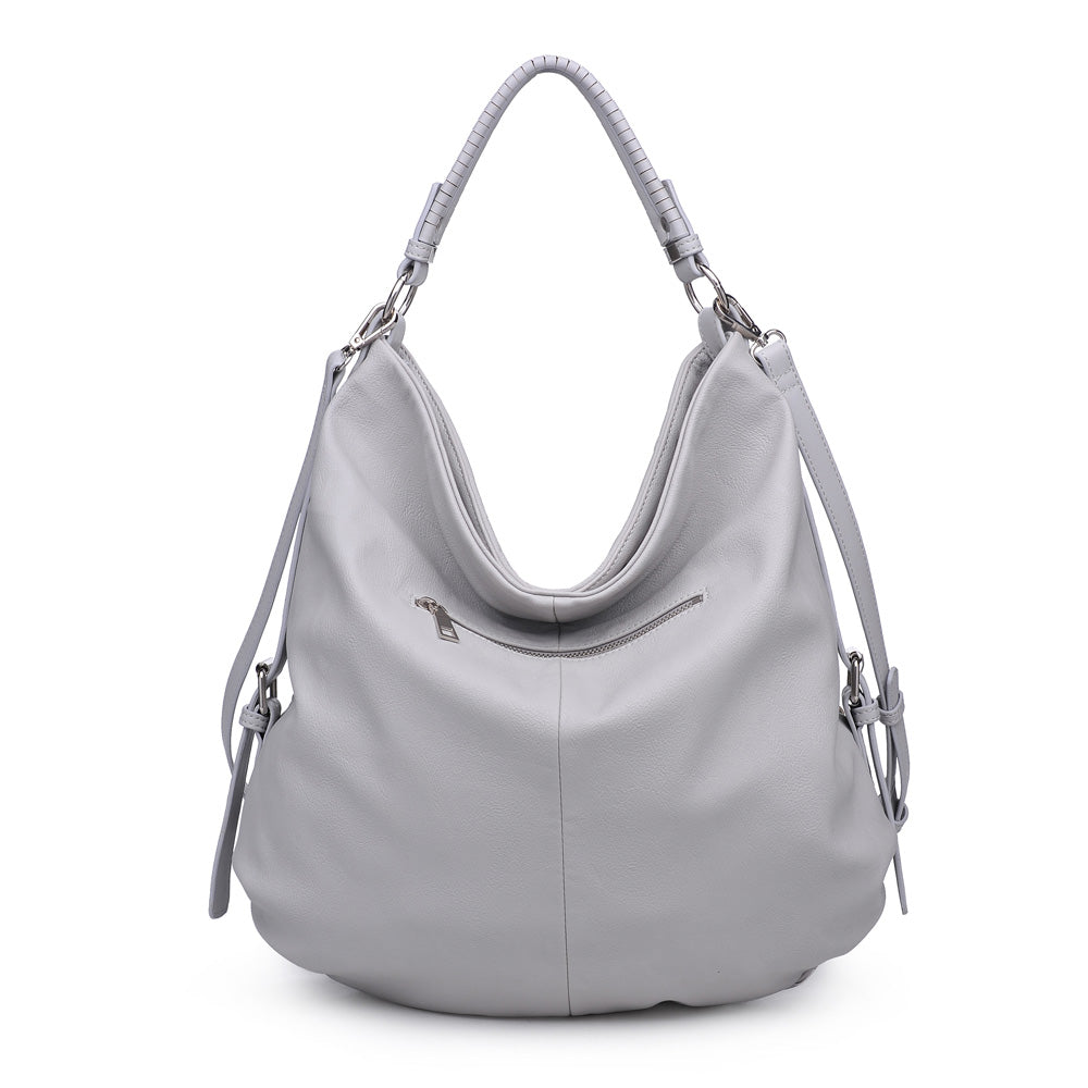 Urban Expressions Quincy Women : Handbags : Hobo 840611158901 | Dove Grey