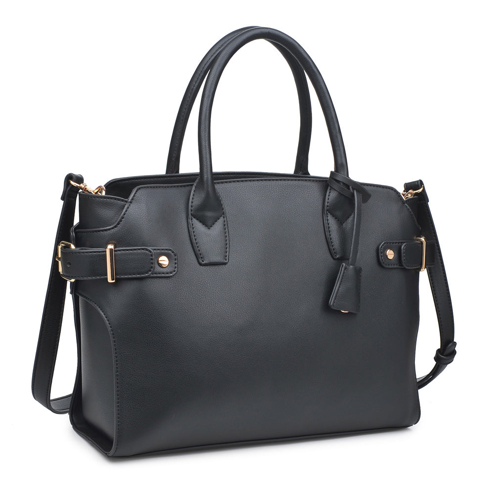 Urban Expressions Layne Women : Handbags : Satchel 840611150219 | Black