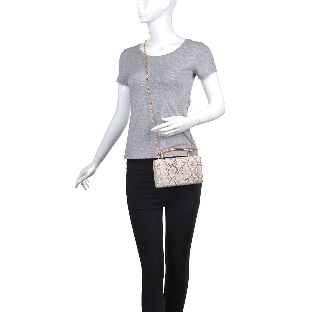 Urban Expressions Claudette Women : Clutches : Evening Bag 840611171788 | Cream Multi