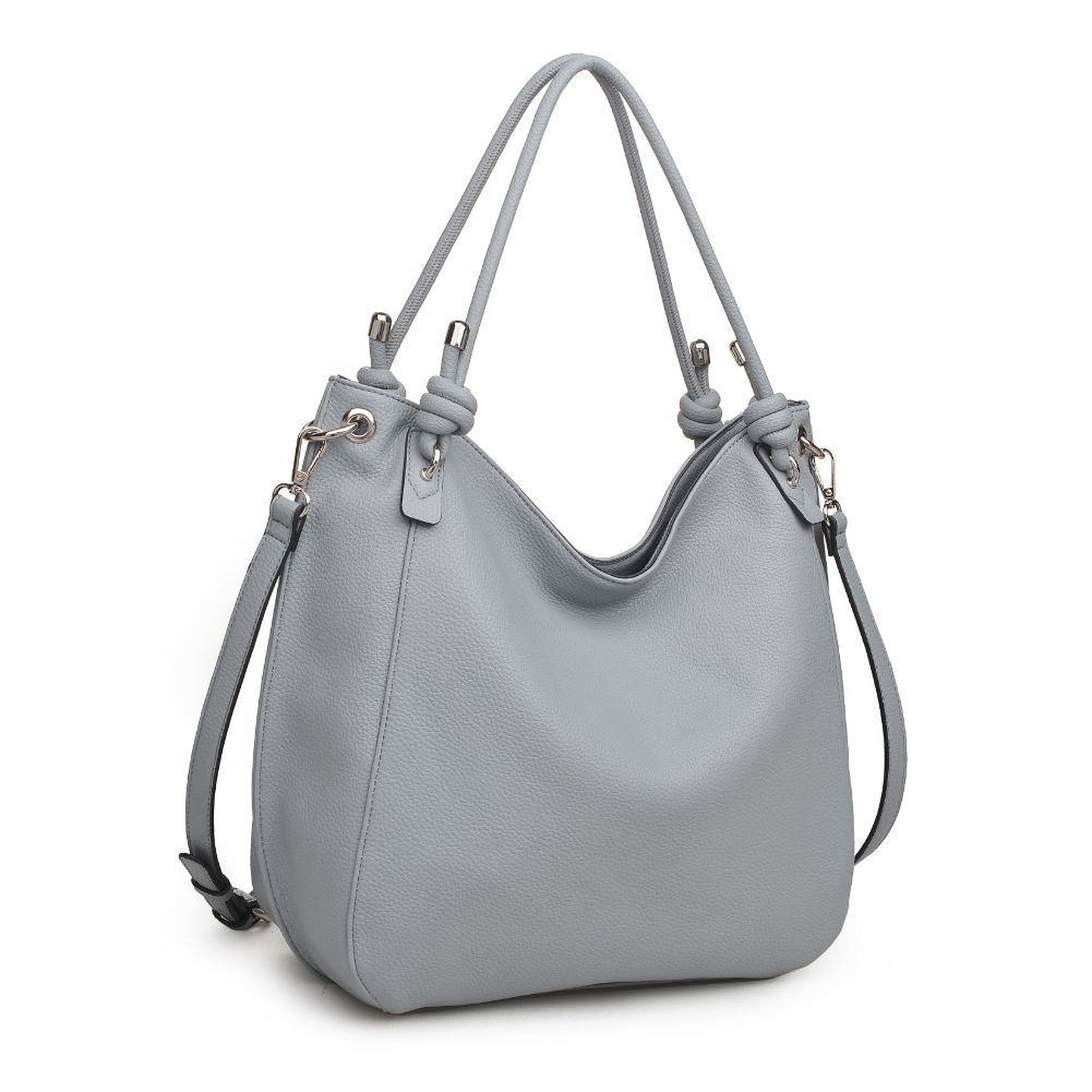 Urban Expressions Devan Women : Handbags : Hobo 840611170354 | Misty Blue