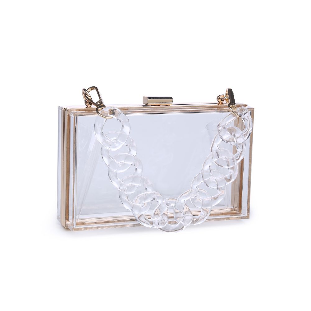 Urban Expressions Lizzo Women : Clutches : Evening Bag 840611168344 | Clear