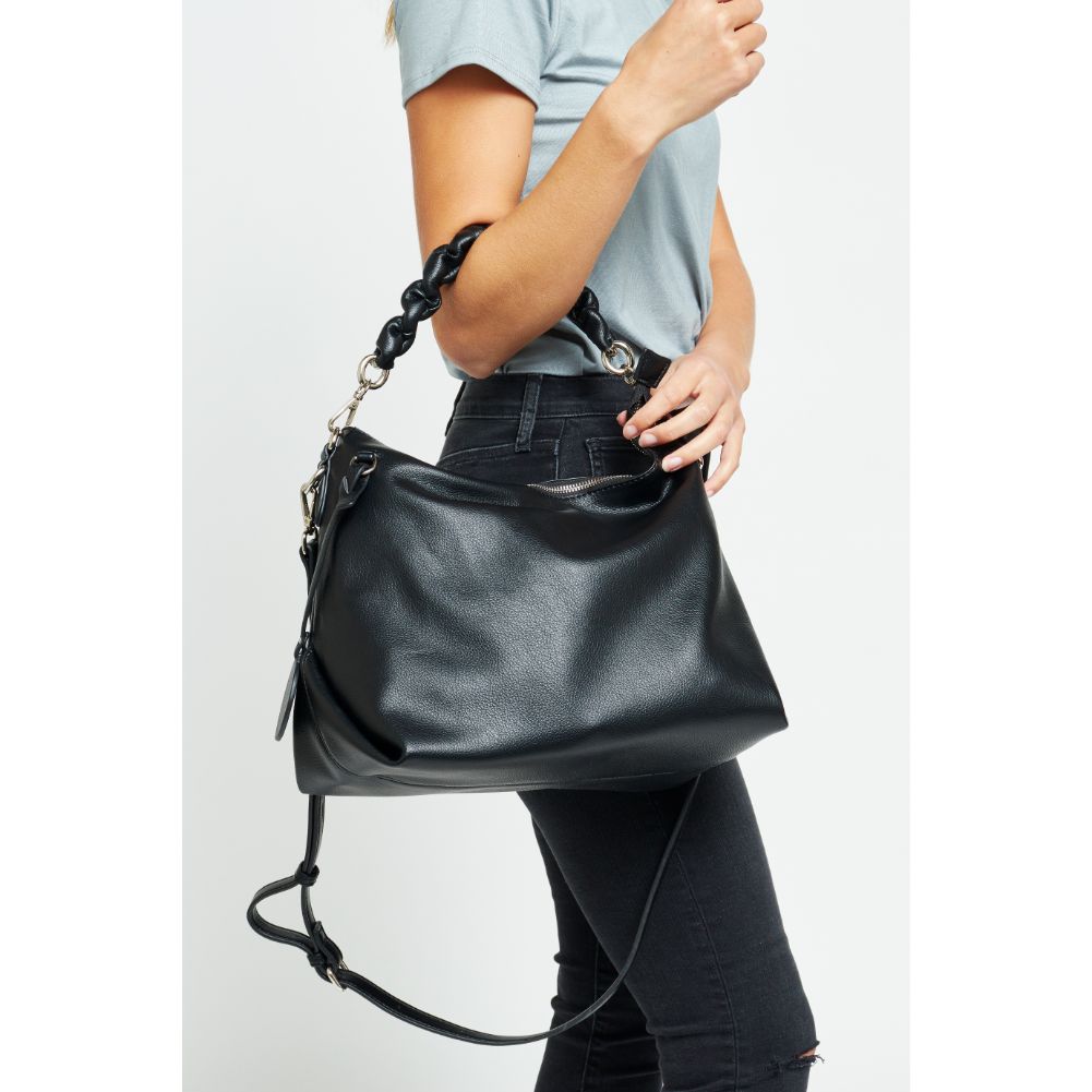 Urban Expressions Rose Women : Handbags : Hobo 840611179067 | Black