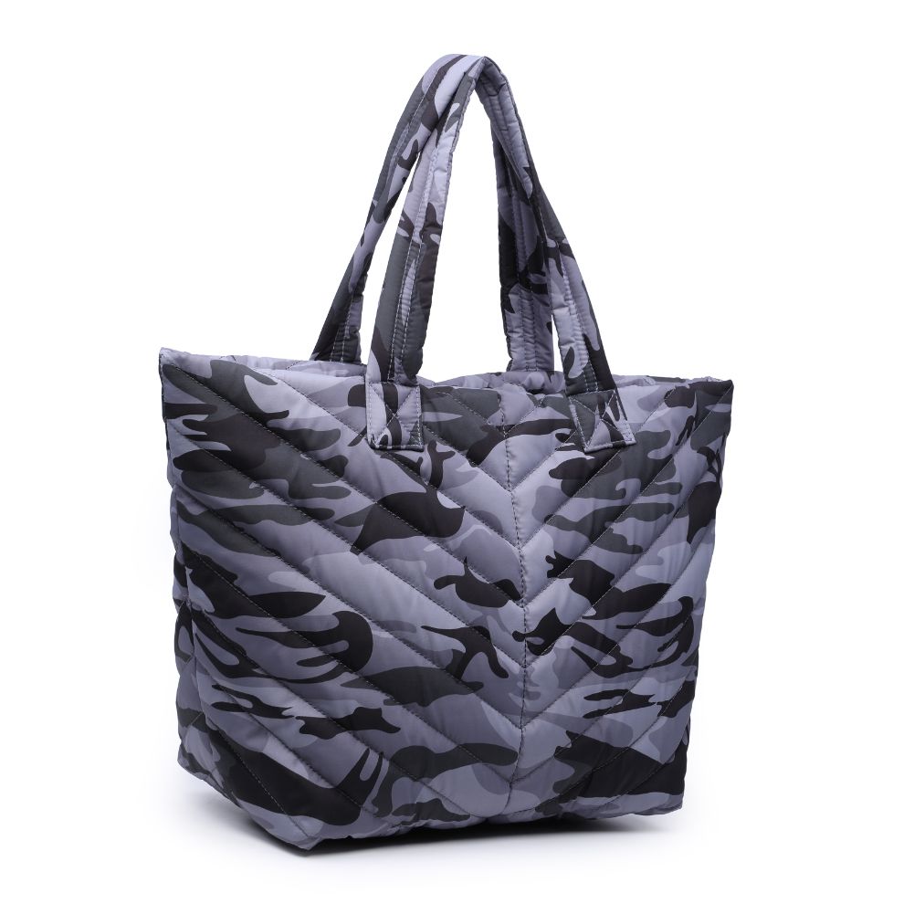 Urban Expressions Kickoff Women : Handbags : Tote 840611177797 | Black Grey Camo